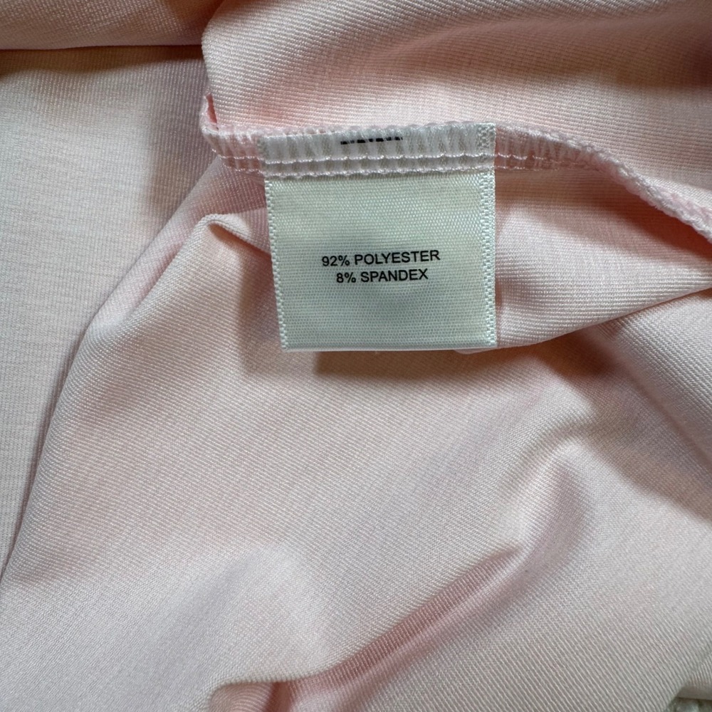 Peter Millar Polo Shirt Mens Large Pink Crown Crafted Performance Spandex - Picture 5 of 8